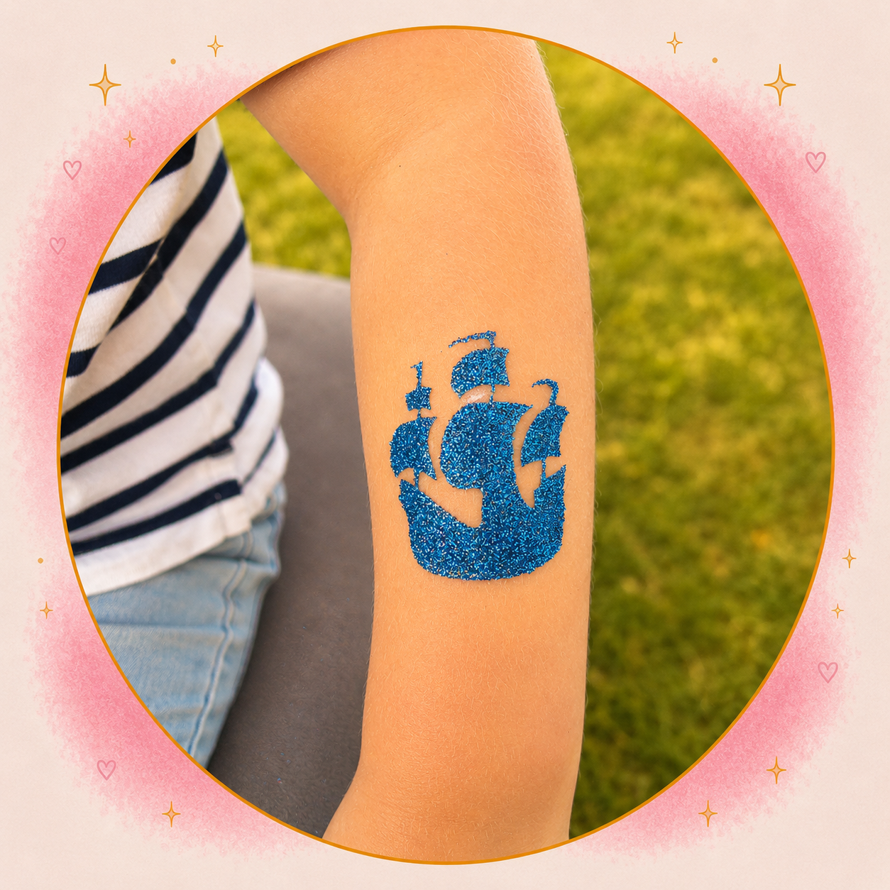 Foto Glittertattoo