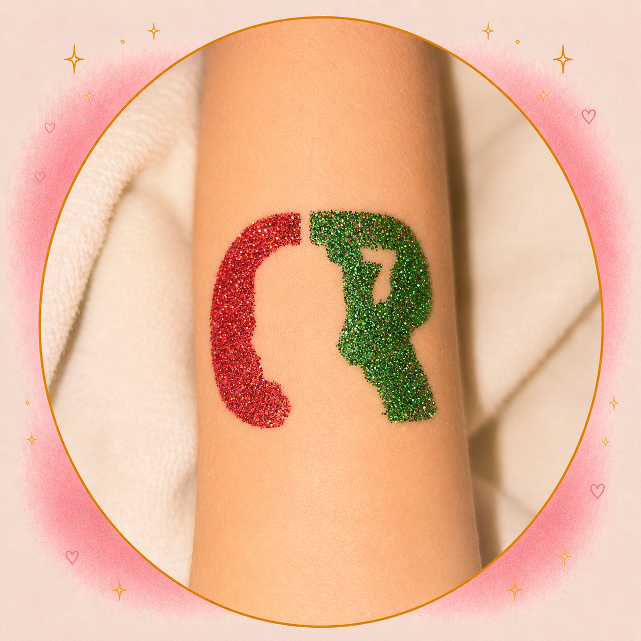 Foto Glittertattoo