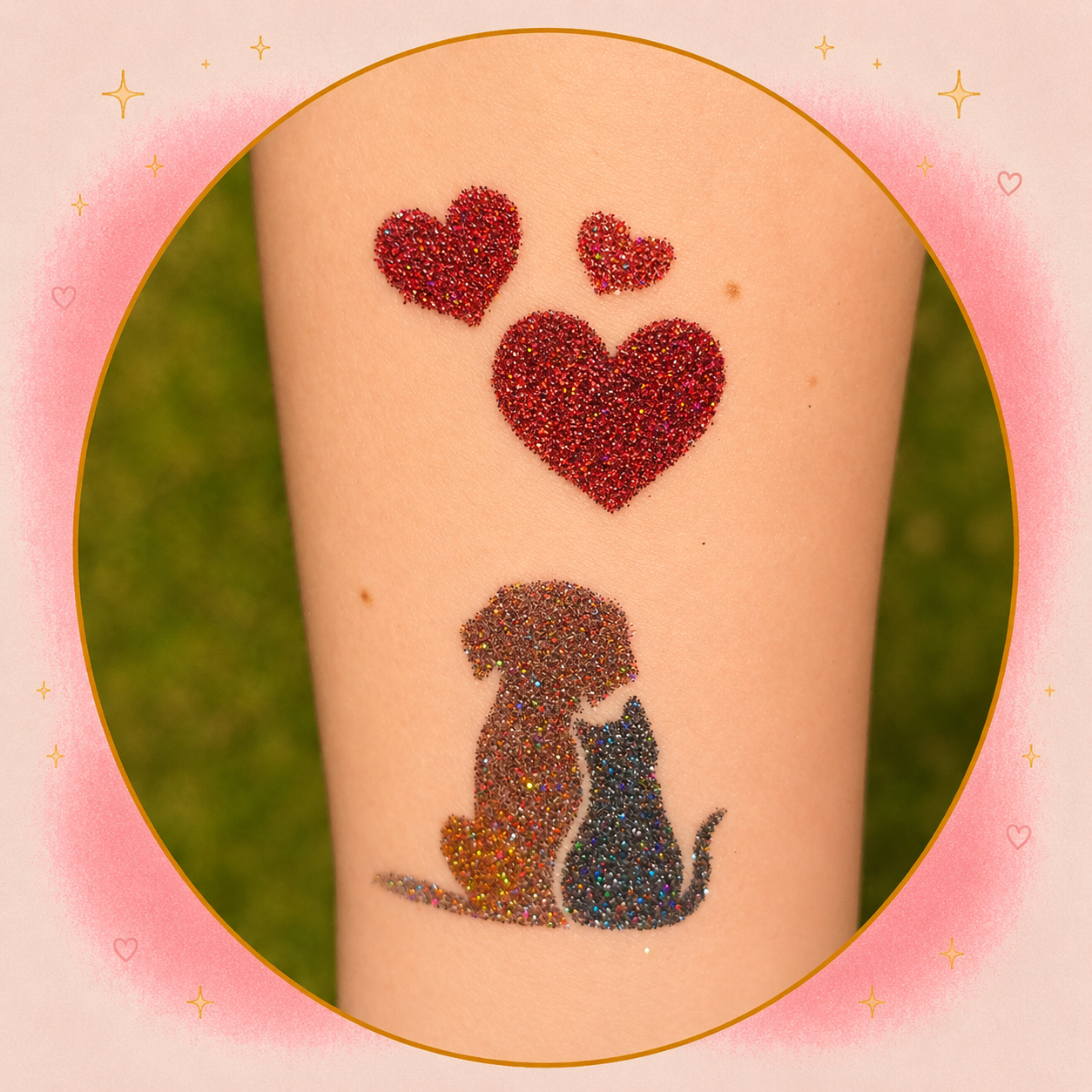 Foto Glittertattoo