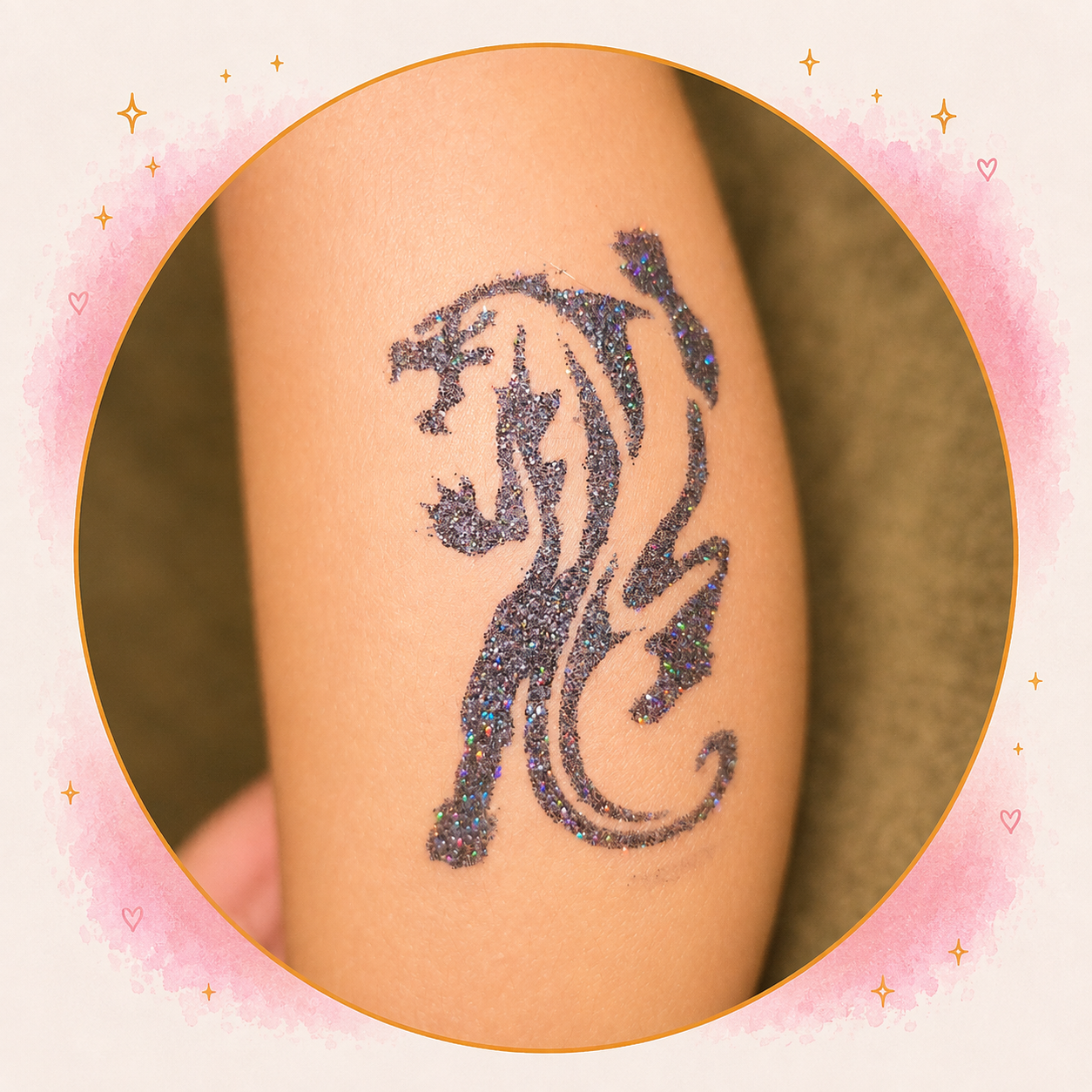 Foto Glittertattoo