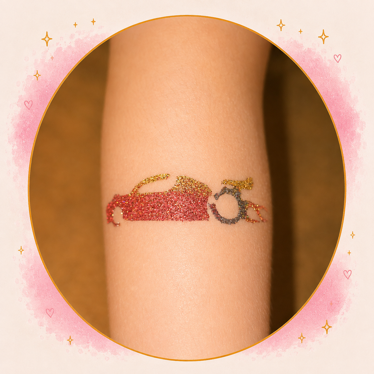 Foto Glittertattoo
