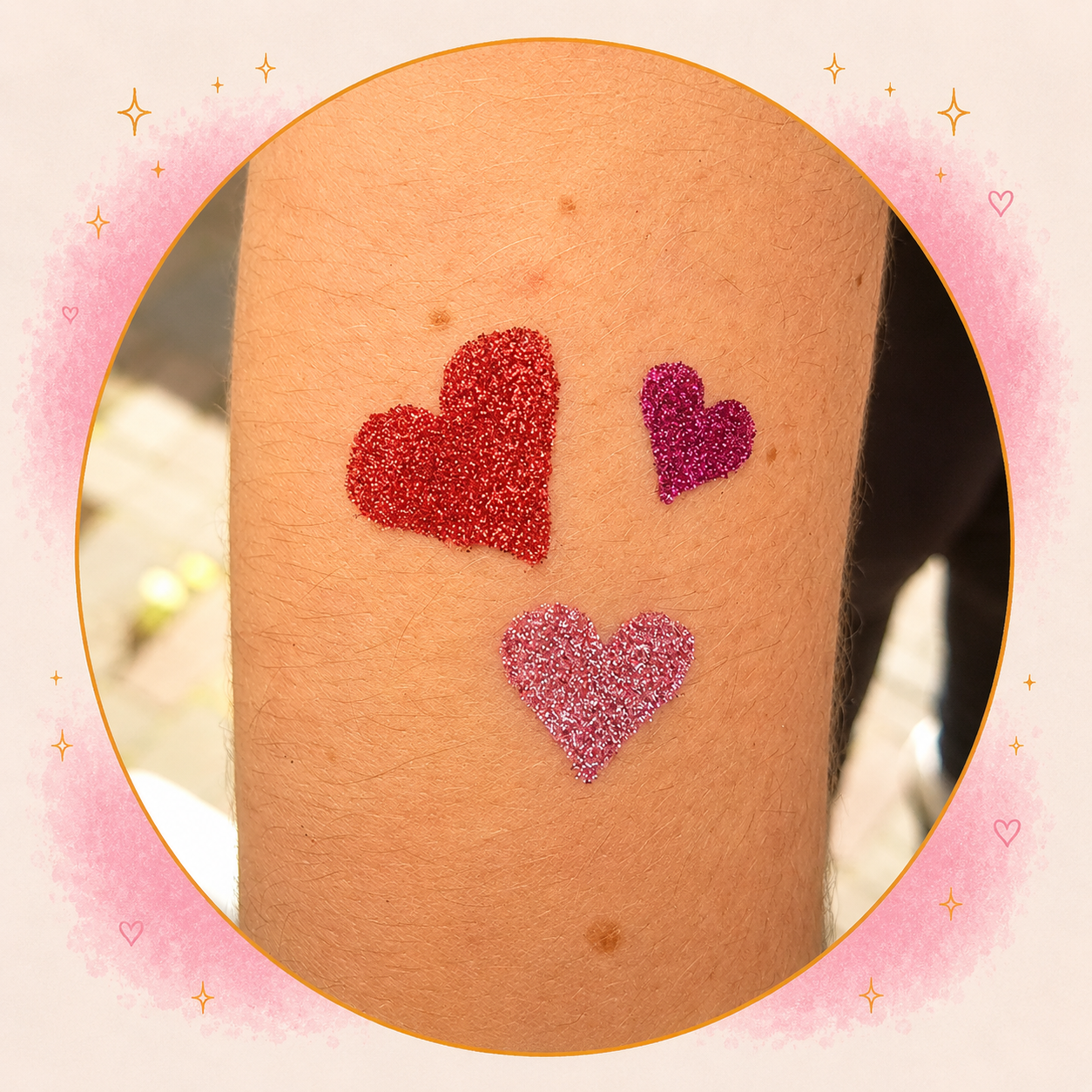 Foto Glittertattoo