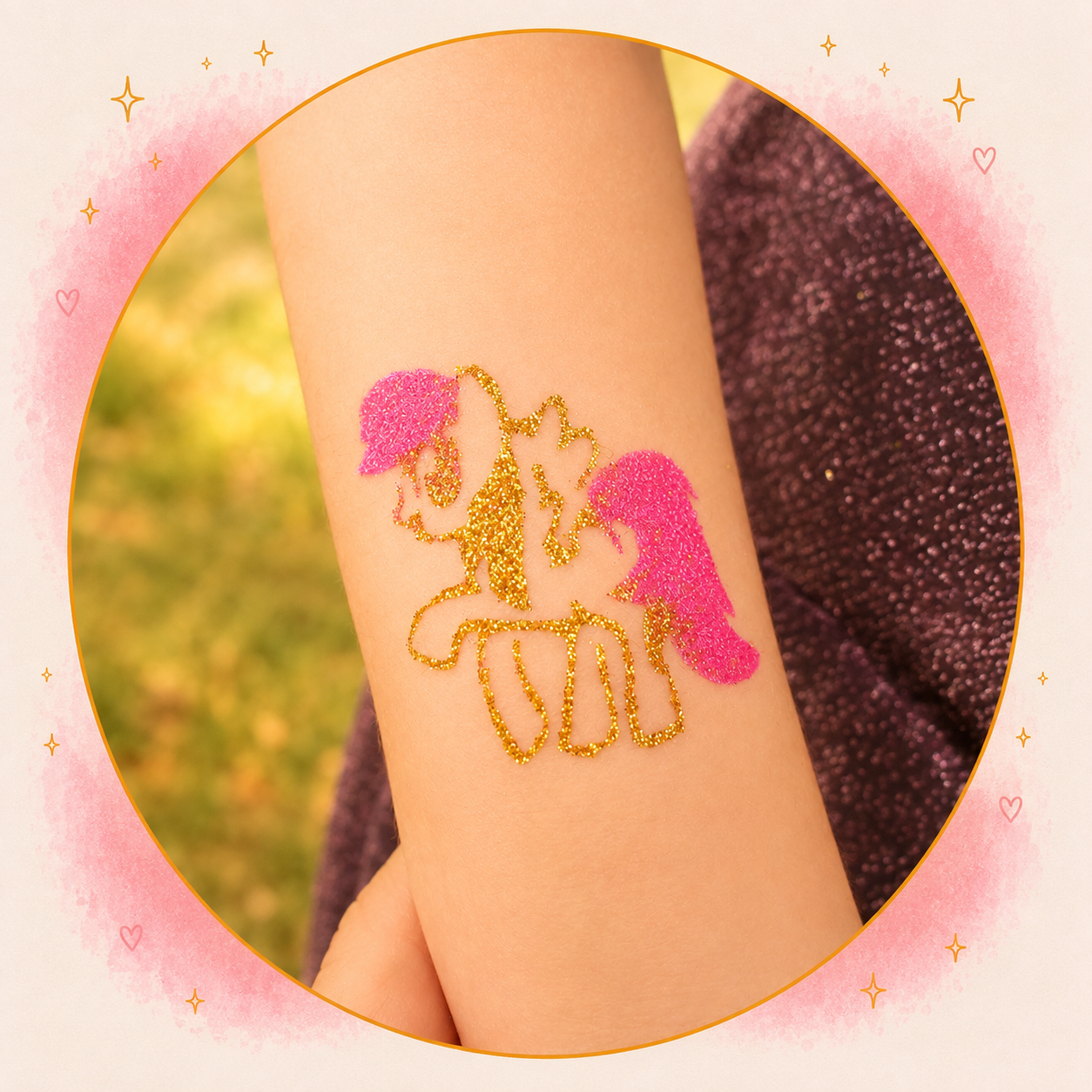 Foto Glittertattoo