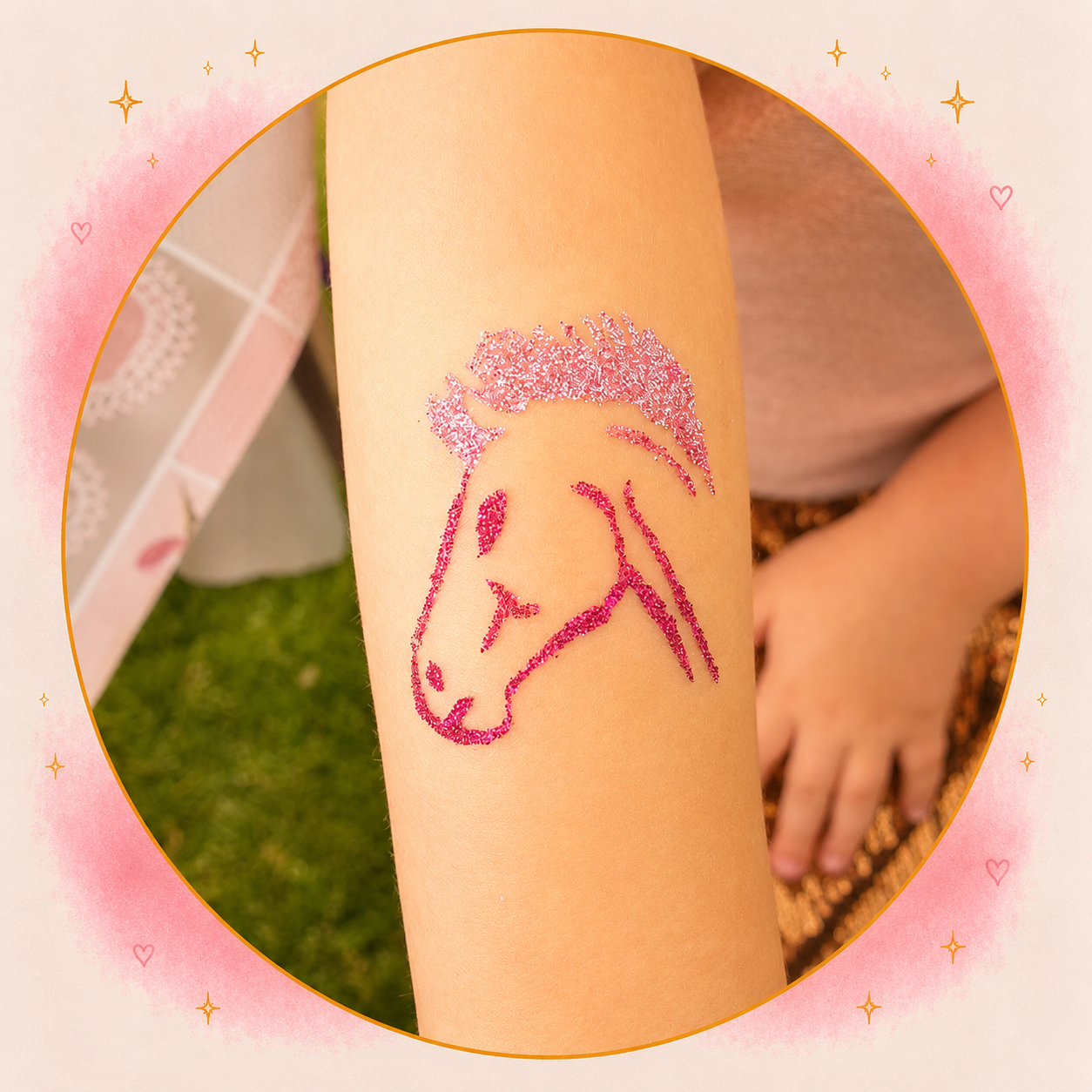Foto Glittertattoo